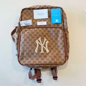 Gucci | Bags | Gucci Backpack With Ny Yankees Patch | Poshmark